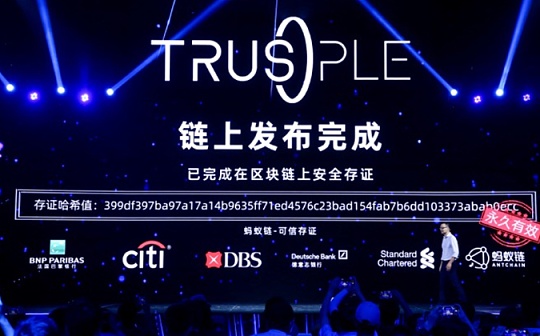 蚂蚁链发布Trusple平台 蒋国飞：全力驱动前沿技术成为科技产业