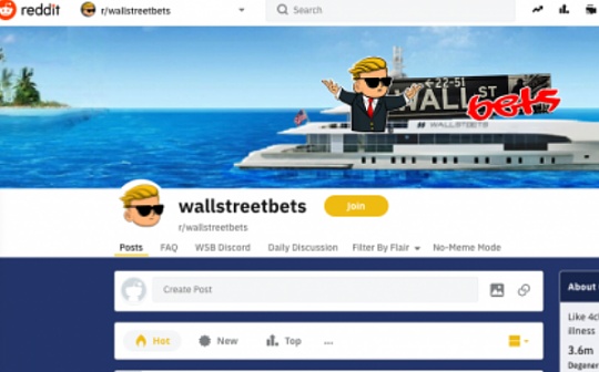 金色前哨｜拉爆机构巨头的WSB要转战币圈？ 狗狗币短时暴涨88%