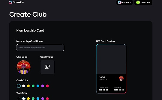 三分钟速览ShowMe 打造Web3上的NFT社交Club