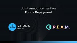 PHA:CREAM被盗后续：Alpha Finance按月用储备金还款，并以5000万代币抵押托管_ALPH