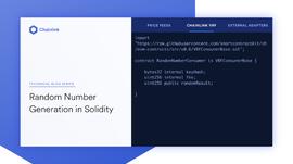 LINK:如何使用Chainlink VRF在Solidity中生成随机数？_CHA