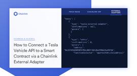 EFI:如何通过Chainlink外部适配器将特斯拉汽车API连接到智能合约上_XDEFI价格