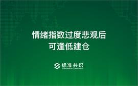 SDT:情绪指数过度悲观后,可逢低建仓_AMP