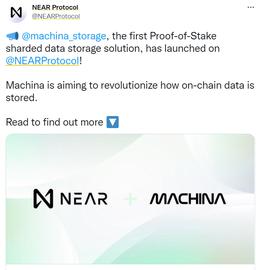 NFT:NEAR上线首个分片数据存储项目Machina_CHIN