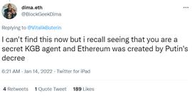 APT:V神要求提供针对他的“最疯狂”的批评，评论大量涌来_dao龙头项目ant币前景