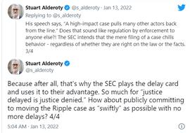 PPL:Ripple总法律顾问敦促美SEC尽快推进两者间诉讼案件_GAR