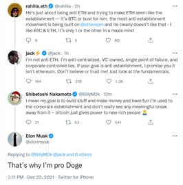DOR:Jack Dorsey：不反对ETH，只反对中心化的、VC所有的企业控制的谎言_区块链