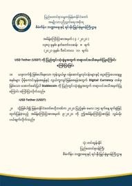 THE:缅甸影子政府宣布稳定币USDT为官方货币_ETHMAXY价格