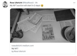 BRI:丝绸之路创始人Ross Ulbricht将拍卖NFT收藏品，拍卖所得将捐赠给慈善基金_Rich Santa