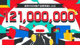 区块链:波场TRON账户总数突破1.21亿-ODAILY_Nitro Network