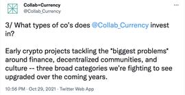 BCU:加密风险基金Collab Currency为新基金募资6000万美元_REN