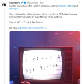 NFT:SuperRare与知名电影制片人大卫·林奇及Interpol乐队合作推出7件NFT作品_BNFT价格