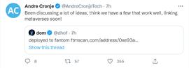 LOOT:Loot创始人在Fantom部署合成Loot ，或与Andre Cronje的Rarity游戏进行链接_loom币能涨到100吗