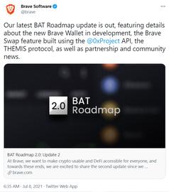 RAVE:隐私浏览器Brave发布路线图2.0，计划推出Wallet、Swap和THEMIS协议_BabyAvengers