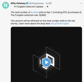 NFT:苏富比与Nifty Gateway拍卖艺术家Pak作品，15分钟卖出14882个立方体_CRYPT