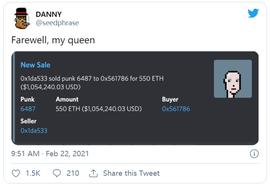 CRYPTO:NFT的牛市就在眼前？过去24小时NFT交易额超过2020全年_Cryptolandy