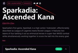 ORD:长推：潜在机会——Animoca领投的Free2Own游戏Sparkadia_DISC