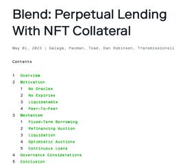 ITA:Paradigm：Blend——Blur推出的NFT抵押的永续借贷平台_Ascendex交易所怎么样