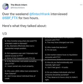 FTX:The Block 专访 SBF：传统支付系统如何将 FTX 与 Alameda 联系起来，监管机构为何没有发现这种关系_FTX币