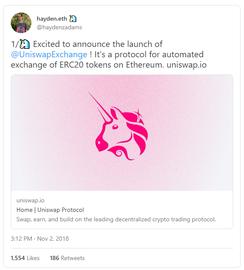 HUB:Uniswap 简史_htt币价格今日行情