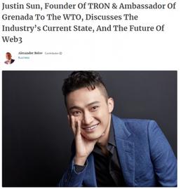 区块链:孙宇晨接受《福布斯》专访:波场的目标不再是以太坊而是数亿用户_ypt稳定币价格