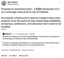 STI:解析 Celo 的 L2 路线图 为什么是选择 Celestia 而不是以太坊？_NFT