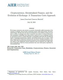 去中心化金融:加密货币、去中心化金融和交易的演变：一种交易成本方法_GAR