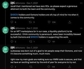 XMO:用户1.5%,开发团队近50%!Sudoswap代币空投引社群强力反弹_MicroMoney