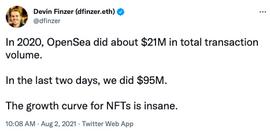 PEN:OpenSea以12亿美元月成交量引领以太坊NFT复兴_以太坊交易所在哪下载