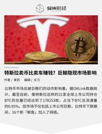 IME:特斯拉卖币比卖车赚钱？巨鲸隐现市场影响_sbtc币突然暴涨
