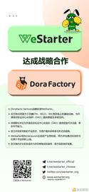 TER:WeStarter与Dora Factory达成战略合作_ARTE