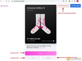 HEC:一双袜子卖16万美元 NFT出圈_Unisocks