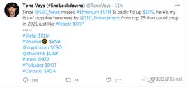 SEC:USDT、TRX、BNB、LINK？谁是美国监管铁拳下一个“倒霉蛋”_SDT