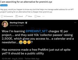 ORD:挑战者不断涌现Premint 能否坐稳「NFT 抽奖工具」赛道王座？_Wrapped Ordichains