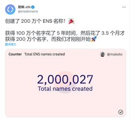 ETH:ENS域名新里程：ETH域名地址有炒作价值吗？_以太坊价格今日行情美元兑人民币