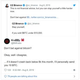 COIN:8月比特币跌到8000美元？这位神秘巨鲸愿意10 BTC_加密货币交易app
