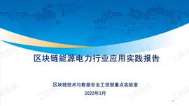 CRY:行业报告|《区块链能源电力行业应用实践报告》发布（附PPT）_区块链