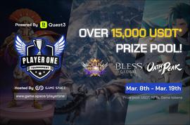DATA:Game Space 携手 3A 级链游 The Lost Land, Oath of Peak 与 Bless Global 正式开启 Player One Tournament 第二赛季_GAM币