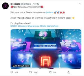 Blok:元宇宙赛道继续爆发，Bloktopia为何能晋升一线项目之列？_PIA