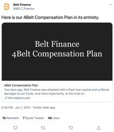 ANC:Belt 发布补偿方案：为受损用户空投新代币，发起300万美元回购基金_EUnbelievable