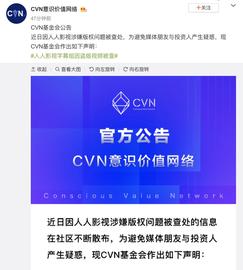 CVNT:CVN项目方声称从未参与人人影视字幕组的产品运营等实际业务_TALI