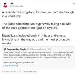OIN:SBF转推称：拜登政府通常采取中间路线_WIT