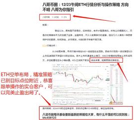 BTC:八哥币圈：12/23午间ETH空单布局 精准策略 恭喜跟单操作的实仓客户完美获利20个点_RBTC币