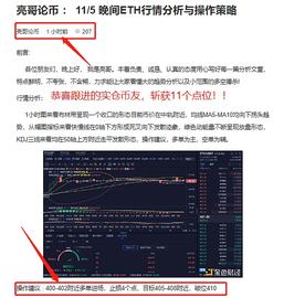 BTC:亮哥论币 11/5 以太坊精准布局 多单斩获11个点位 相信亮哥不要犹豫_SBTC价格