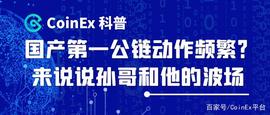 TRX:CoinEx科普：国产第一公链动作频繁？来说说孙哥和他的波场_MTRX币