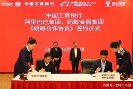比特币:阿里巴巴、蚂蚁金服和工商银行官宣，战略合作已全面达成_区块链