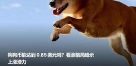 DOG:狗狗币能达到 0.85 美元吗？看涨格局暗示上涨潜力_DOGE