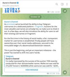 SUI:一文速览Telegram上线的用户名拍卖平台Fragment_COIN