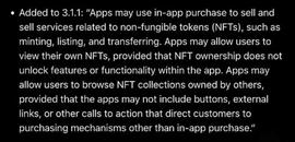 APP:苹果对NFT敞开怀抱？最新App Store审核指南解读_IAP