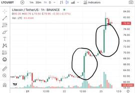 COIN:LTC 价格预测：莱特币还能再冲吗？_filecoin币会涨到多少钱最新